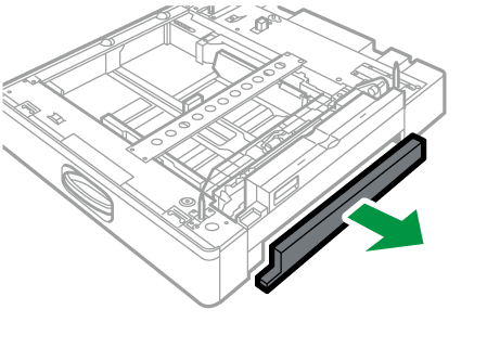 Illustrazione dell'unità di alimentazione carta