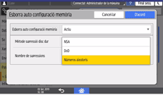 Il·lustració de pantalla del tauler d'operacions