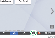 Il·lustració de pantalla del tauler d'operacions