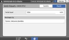 Il·lustració de pantalla del tauler d'operacions