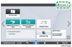Il·lustració de pantalla del tauler d'operacions