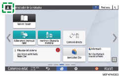 Il·lustració de pantalla del tauler d'operacions