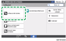 Il·lustració de pantalla del tauler d'operacions