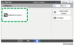Il·lustració de pantalla del tauler d'operacions
