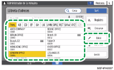 Il·lustració de pantalla del tauler d'operacions