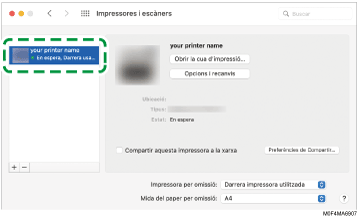 Il·lustració de pantalla de driver