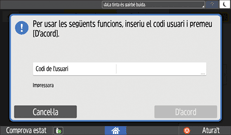 Il·lustració de pantalla del tauler d'operacions