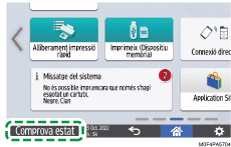 Il·lustració de pantalla del tauler d'operacions