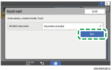 Ilustrace ovládacího panelu