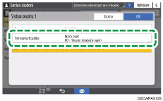 Ilustrace ovládacího panelu