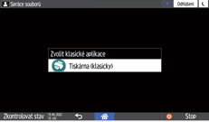 Ilustrace ovládacího panelu