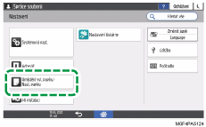 Ilustrace ovládacího panelu