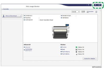 Illustration af webbrowser-skærm