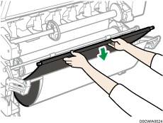 Illustration af papirindgang