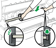 Illustration af papirindgang
