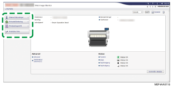 Illustration af webbrowser-skærm