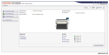Illustration af webbrowser-skærm
