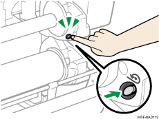 Illustration af papirindgang