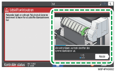 Operation panel screen illustration
