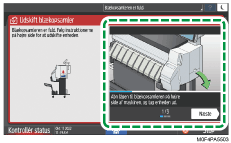 Operation panel screen illustration