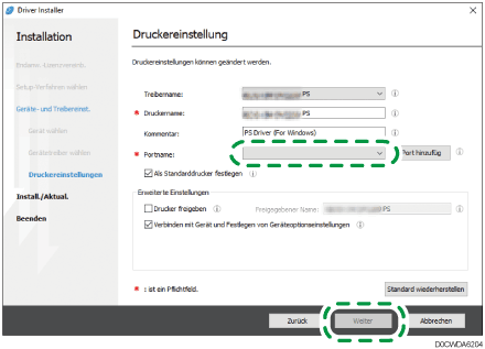 Abbildung für Treiberinstallation