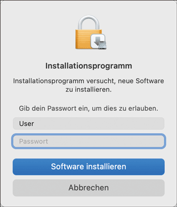 Abbildung Treiberbildschirm