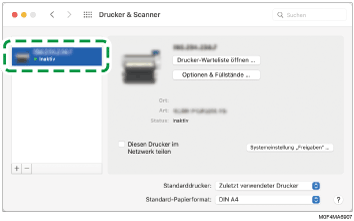 Abbildung Treiberbildschirm