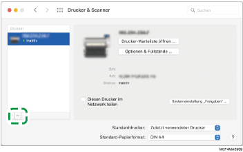Abbildung Treiberbildschirm