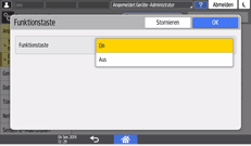 Abbildung Bedienfeld-Display