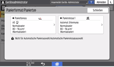 Abbildung Bedienfeld-Display