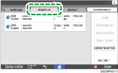 Abbildung Bedienfeld-Display