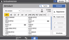 Abbildung Bedienfeld-Display