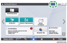 Abbildung Bedienfeld-Display