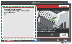Abbildung Bedienfeld-Display