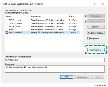 Abbildung Treiberbildschirm