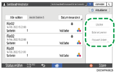 Abbildung Bedienfeld-Display