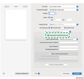 Abbildung Treiberbildschirm