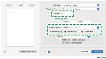 Abbildung Treiberbildschirm