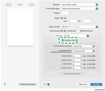Abbildung Treiberbildschirm