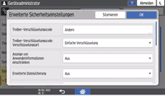 Abbildung Bedienfeld-Display