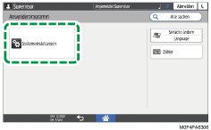 Abbildung Bedienfeld-Display