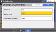Abbildung Bedienfeld-Display
