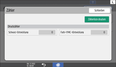 Abbildung Bedienfeld-Display