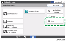 Abbildung Bedienfeld-Display