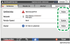 Abbildung Bedienfeld-Display