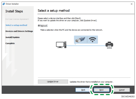 Driver installer illustration