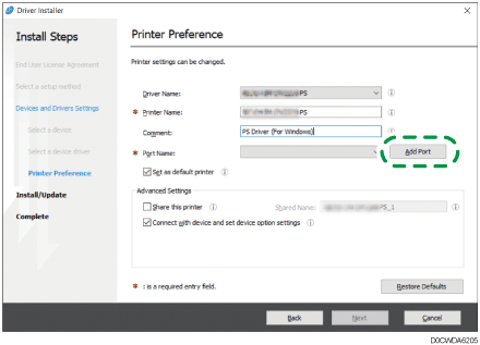 Driver screen illustration