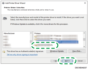Driver screen illustration