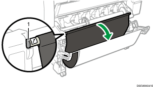 Paper input location illustration numbered callout illustration