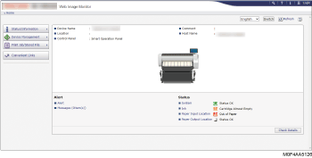 Web browser screen illustration